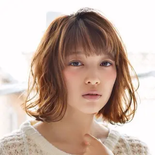 ミディアム パーマ ショート/ボブ【二子 玉川】原田憲太のヘアスタイル