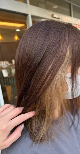 ミディアム カラー 💛🌼こんどう ひなた🐥⸒のヘアスタイル