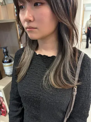 セミロング 🪽ナチュラルヘア* 大下唯奈🪽🫧のヘアスタイル