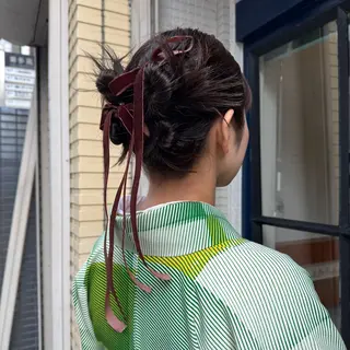 ヘアアレンジ しずく/Lilu/ 博多美容室のヘアスタイル