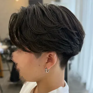 パーマ メンズ 楓🍁毛流れ パーマ/無造作パーマのヘアスタイル