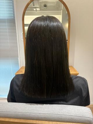 ミディアム モデル募集/艶カラー /yuna‎🤍🎀のヘアスタイル