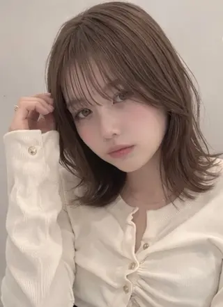 ミディアム ひなた🐶池袋📍 似合わせカット💫のヘアスタイル