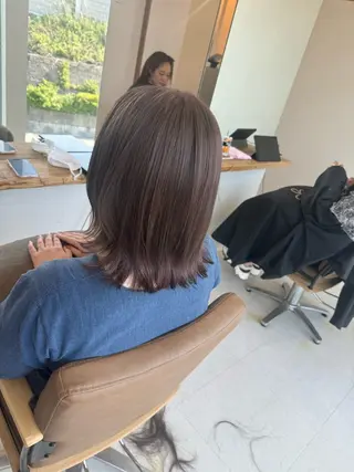 ミディアム 鈴木 妃帆未のヘアスタイル