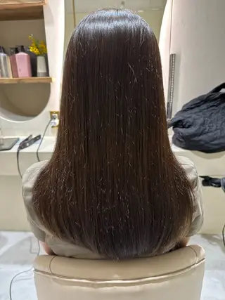 セミロング 上野 秀のヘアスタイル