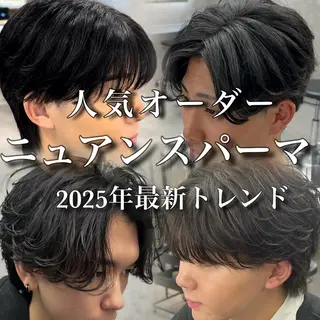 カラー パーマ メンズ 札幌メンズ指名 No. 1/光👑のヘアスタイル