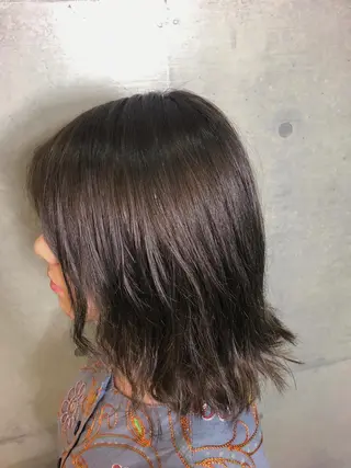 ミディアム ショート& パーマ　坂本のヘアスタイル
