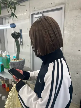 ショート カラー 艶髪/透明感カラー tawadaのヘアスタイル
