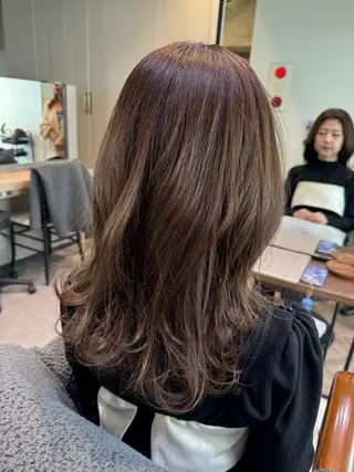 ミディアム カラー 新宿 / Aujua ソムリエ🫧森田涼介のヘアスタイル