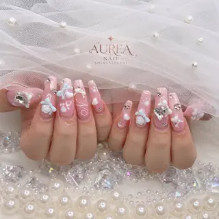 ネイル いちごちゃん Aureaのネイルデザイン