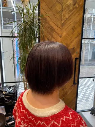 ショート カラー 透明感うる艶カラー ¦コユキ🫧💞のヘアスタイル