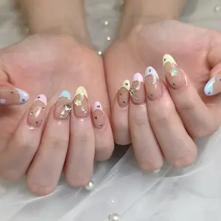 ネイル nami🐰🎀 ガーリー/堺筋本町のネイルデザイン