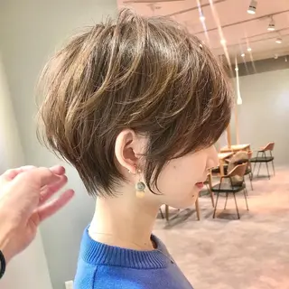 ショート 大人可愛いショート/ 大阪心斎橋/池田雄輝のヘアスタイル