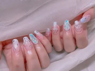 ネイル 長さだし専門店 M2 rikaのネイルデザイン