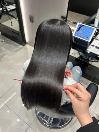 ロング 中村 夢咲のヘアスタイル