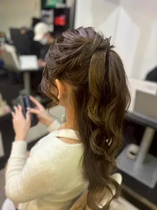 ヘアアレンジ ソウワ ヒナコのヘアスタイル