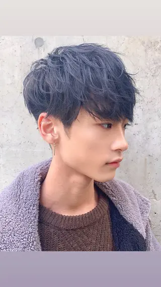 カラー パーマ 柴田 りかのヘアスタイル