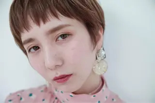 ショート しもかわ かほのヘアスタイル