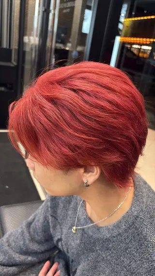 カラー メンズ 石崎 瀬那のヘアスタイル