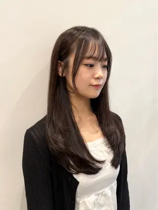 ロング やました もえかのヘアスタイル