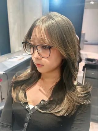 ロング カラー 透明感カラー✖️ 似合わせカット／店長のヘアスタイル