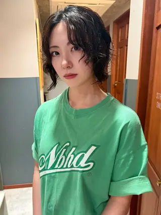 ショート カラー パーマ mai / linoah˚✧のヘアスタイル