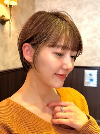 ショート 大人美人ショート 杉浦主馬のヘアスタイル