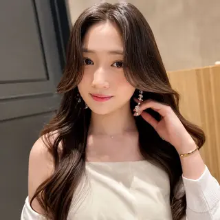 ロング 韓国レイヤー 田中 励也のヘアスタイル