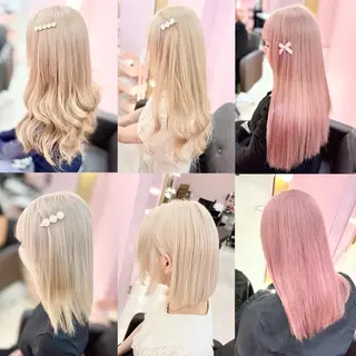 ロング カラー 甘ふわgirly🎀 ハイトーン🤍Ramのヘアスタイル