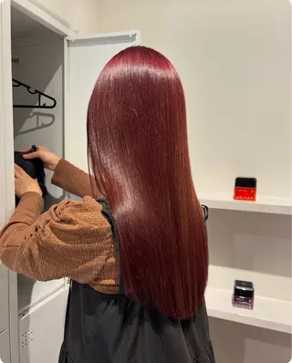 ロング カラー HAZUKI .のヘアスタイル
