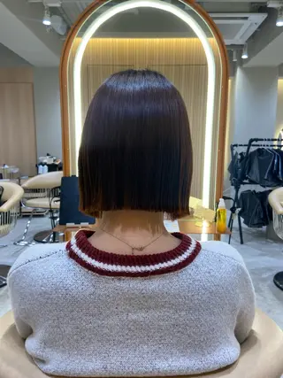 ショート カラー 期間限定モデル募集! 平尾高宮／谷口楓佳のヘアスタイル