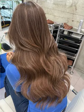 ロング カラー 似合わせ×ハイトーン ブリーチカラー/大雅のヘアスタイル