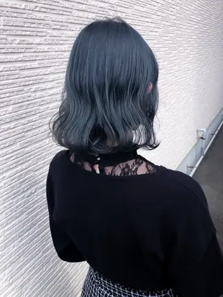 ミディアム カラー SET-UP北長瀬 Yurukiのヘアスタイル