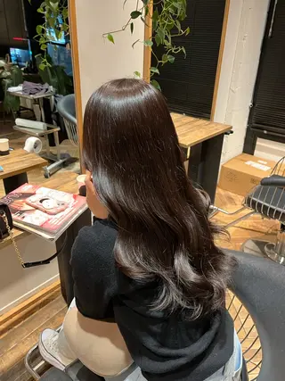 カラー 髪質改善✨透明感 カラー/大木南美のヘアスタイル