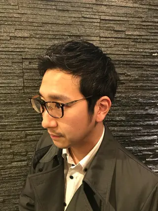 ショート メンズ HIRO GINZA 銀座一丁目店のヘアスタイル