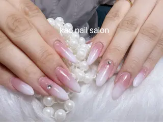 ネイル kao nail マグネット/長さだしのネイルデザイン