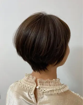 ショート 伸びても可愛いカラー 愛甲竜佑のヘアスタイル