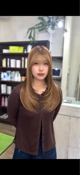 ロング ayaka‎/暖色/ レイヤーカット🩰のヘアスタイル