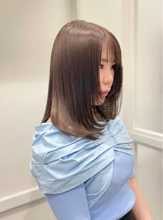 ミディアム Yuka ∥ 深層筋 ×睡眠改善ヘッドスパのヘアスタイル