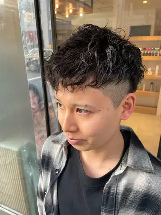パーマ メンズ メンズパーマ特化🏅 中村　凌のヘアスタイル