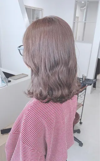 ミディアム カラー Chainon 山中 拓也のヘアスタイル