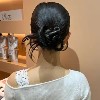 セミロング ✨カチモリ✨レイヤー 韓国ヘア🇰🇷ゆいのヘアスタイル