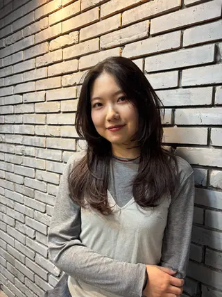 ロング 無料パーマモデル募集 /立川/ユウリのヘアスタイル