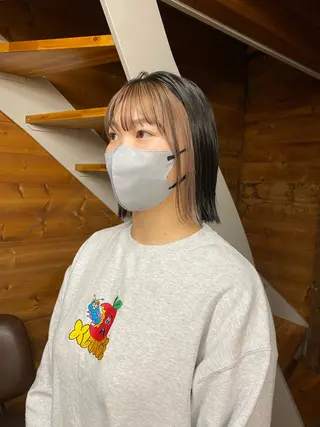 ショート カラー ムナカタ アカリのヘアスタイル