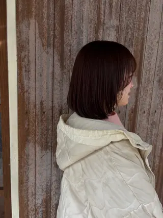 ミディアム カラー 竹本りんか/梅田/ 新大阪/天王寺のヘアスタイル