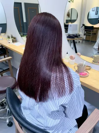 ロング カラー カワクボ ソラのヘアスタイル