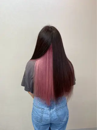 カラー ブリーチカラー HAZUKI🦖のヘアスタイル