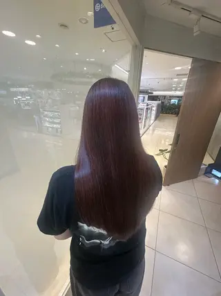 ロング カラー 縮毛矯正/髪質改善/ 艶髪ササキナツミのヘアスタイル