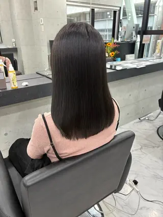 セミロング Endearing 🌟銀座のヘアスタイル