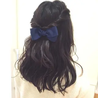 ロング ヘアアレンジ 大平 美沙のヘアスタイル